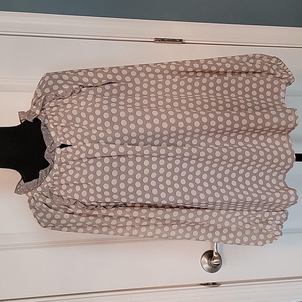 Rose+Olive Polka Dot Blouse